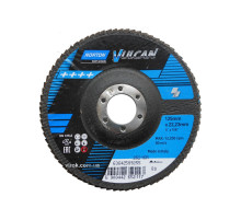 Круг пелюстковий шліфувальний NORTON VULCAN"; Ø= 125/22 мм, Р 80 зерно з електрокорунду