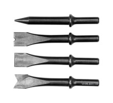 Долота и зубила l=120 мм YATO к пневматическому молотку YT-0990 и 81133, компл. 4 шт. [50]