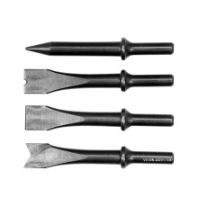 Долота і зубила l= 120 мм YATO до пневматичного молотка YT-0990 і 81133, компл. 4 шт. [50]