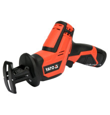 Пила шаблева акумуляторна YATO : Li-Ion 12 В, 2 Агод, хід полотна- 12.7 мм + 2 полотна [6]