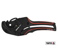 Труборіз для ПВХ труб YATO : max Ø42 мм, алюмінієвий корпус, ручка- ABS + TPR [10/40]