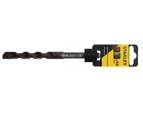 Сверло по бетону, камню (бур) STANLEY : SDS+, Ø= 14 x 160 /100 мм