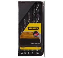 Набор сверл по дереву STANLEY: Ø=4-10 мм, компл. 5 шт.