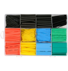 Кембрики термоусадні до t=125°C YATO : різних розмірів, 530 шт [60]