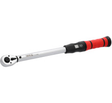 Ключ динамометрический с настройочной ячейкой YATO: квадрат 1/2", F=40-220 Нм, L=500 мм [6]