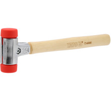 Молоток по брусчатке YATO обух из высокопружинного ПЭ m= 522 г Ø= 30 мм, деревянная ручка, общ l= 300 мм