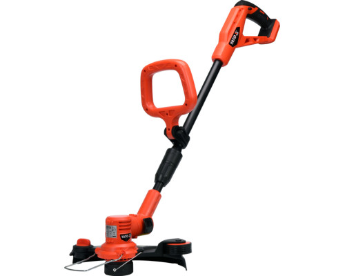 Газонокосарка акумуляторна YATO Li-Ion 18 В, обрізний діап. Ø=25/30 см,( БЕЗ АКУМУЛЯТОРА) [2]