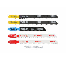 Полотно для електролобзика YATO "MIX" : L=75-100 мм. Набір 5 Од. [25/250]