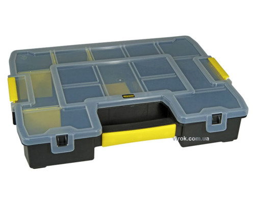 Органайзер STANLEY пластмассовый "Sort Master Junior" с переставными перегородками 37,5х6,7х29,2 см