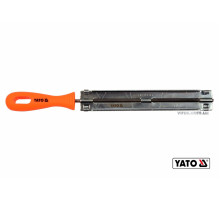 Направляющая с напильником для точения звеньев цепей YATO : Ø=4 мм, l=250 мм [4/100]