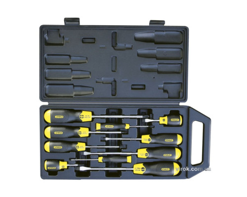 Набор отверток STANLEY: SL/PH в пластмассовом футляре, 10 шт.