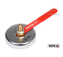 Зажим массы для сварки магнитный YATO: Ø= 85 мм, сила тяжести - 7 кг, для тока - 500 А [6/24]