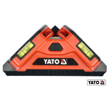 Рівень лазерний для укладання плитки YATO: діап.- 10м,+/-1мм, кут-90°, 2 лазера, 2 капсули, 2xAA [4]