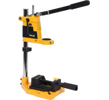 Штатив VOREL для дрели с тисками h=400 мм, 150х 150 мм, держатель до Ø=38-43 мм [8/112]