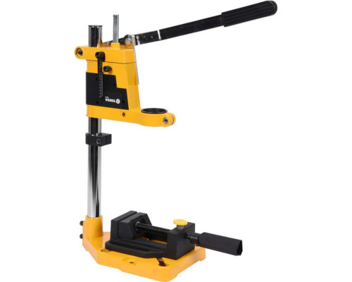 Штатив VOREL для дриля з лещатами h=400 мм, 150х 150 мм, тримач до Ø= 38-43 мм [8/112]