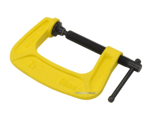 Струбцина С- подібна STANLEY "Maxsteel" : L= 75 мм , зусилля 680 кг. DW