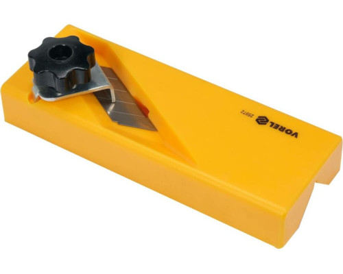 Рубанок крайковий по г/к плитах VOREL t= 18 мм, кут обробки 90° ABS пластиков, 155x54x45 мм [50]