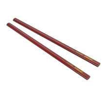 Карандаш столярный STANLEY: грифель 2В, L=300 х 12 мм, красный