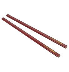 Карандаш столярный STANLEY: грифель 2В, L=300 х 12 мм, красный