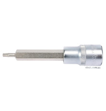 Головка торцева YATO квадрат 1/2 "TORX" подовжена Т20, L= 100 мм [20/120]