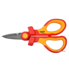 Ножиці універсальні YATO; Хр-Ван l=160 мм з діелектр. ізольованими ручками 1000 В [6/48]