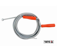 Трос для очищення каналізаційних труб YATO : Ø= 9 мм, l= 5 м [10]