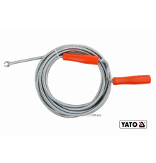 Трос для очищення каналізаційних труб YATO : Ø= 9 мм, l= 5 м [10]