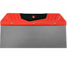 Шпатель для фінішного шпаклювання YATO, 250 мм t= 0.5 мм з нержавіючої сталі [12/120]