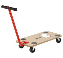 Візок-платформа з тримачем YATO 575х300х18 мм на 4 колесах Ø= 75 мм, макс. навантаж.- 200 кг [4]