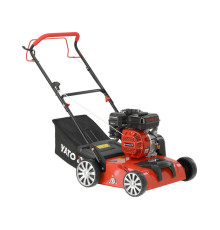 Аератор/Скарифікатор бензиновий YATO: 3,5кВт, шир- 38см, глиб- 8-12мм, збір.- 40 л