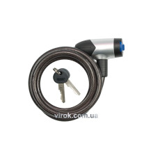 Замок велосипедний VOREL : L= 8 мм Х 1200 мм [10/60]
