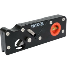 Рубанок столярний YATO до кромки- 155х 50х 20 мм, 7 лез W= 9 мм [24]