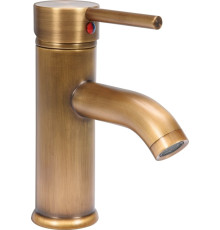 Змішувач води FALA для умивальника "RETRO BRONZE 2" з кульовим регулятором [12]