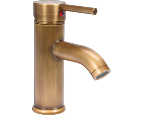 Змішувач води FALA для умивальника "RETRO BRONZE 2" з кульовим регулятором [12]