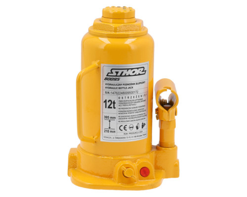 Домкрат гідравлічний cтовбцевий STHOR; F= 12 т, роб. висота- 210- 395 мм [4]
