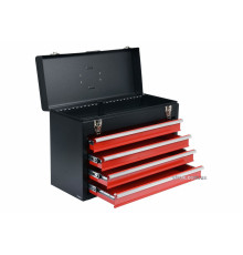 Ящик для інструменту металевий YATO з 4-ма шуфлядами, 218х 360х 520 мм [1]
