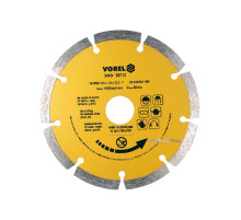 Диск відрізний алмазний сегментний VOREL : SEGMENT Ø= 125 мм [20/160]