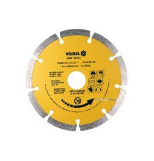Диск відрізний алмазний сегментний VOREL : SEGMENT Ø= 125 мм [20/160]