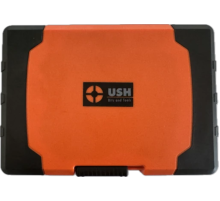 Набір насадок викруткових Industry USH: магн тримач і викрутка 1/4", PH-PZ-Tx- Torx-HEX- SL-SP, 80ел