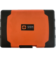 Набір насадок викруткових Industry USH: магн тримач і викрутка 1/4", PH-PZ-Tx- Torx-HEX- SL-SP, 80ел