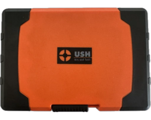 Набір насадок викруткових Industry USH: магн тримач і викрутка 1/4", PH-PZ-Tx- Torx-HEX- SL-SP, 80ел