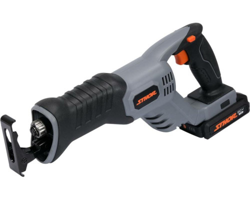 Пила шаблева акумуляторна STHOR: 20V Li-Ion. 2 АГод, глибина різу- 10/115 мм мет/дер, хід- 23 мм [5]