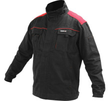 Куртка рабочая COMFY YATO размер XXL, черно-красная, 7 карманов, 100% хлопок(DW)