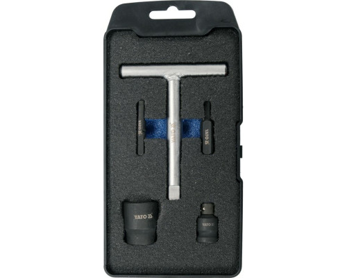 Ключі для пластикових оливозливних пробок YATO: до квадрату- 3/8", 5 шт [20]