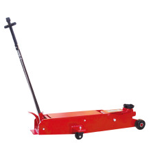 Домкрат гідравлічний підкатний YATO навантаження- 10 т, межі підйому- 160- 560 мм