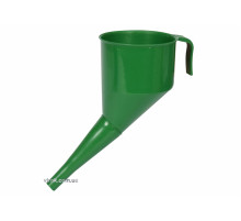 Воронка с ситом зеленая VOREL: высота-160мм, наруж. и вн. диаметр-130x120мм, длина-144 мм [70/280]