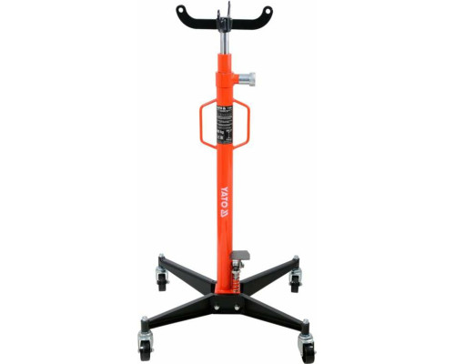 Подъемник коробок передач авто, гидравлический YATO; нагруз.- 500 кг, h=1100- 1900 мм, на колесах [1]