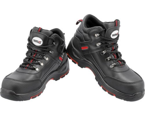 Ботинки рабочие кожаные YATO PARAN S3, разм. 45, с полиуретановой подошвой [10]