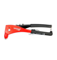 Заклепочник ручний YATO для нітів Ø= 2,4; 3,2; 4,0; 4,8 мм, l= 250 мм [6/24]