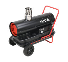 Нагреватель помещений дизель/парафин с вентилем YATO , 230Вт, продук- 20кВт, 600 м³/час; бак-38л